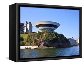 Museum of Contemporary Art, Rio De Janeiro, Brazil-Miva Stock-Framed Stretched Canvas