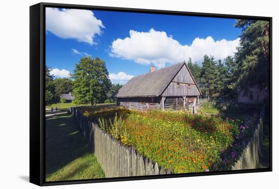 Museum of Folk Architecture, Olsztynek, Warmia and Masuria, Poland, Europe-Christian Kober-Framed Stretched Canvas