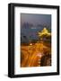 Museum of Islamic Art and West Bay Central Financial District from East Bay District at Dusk-Frank Fell-Framed Photographic Print
