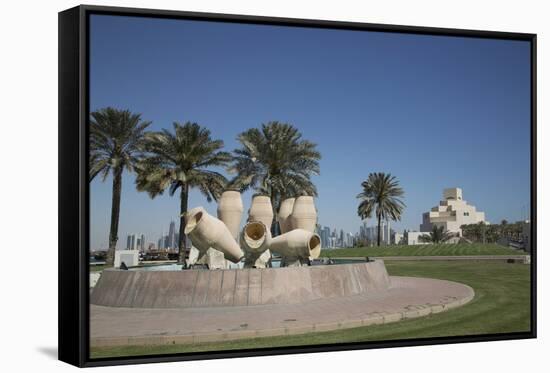 Museum of Islamic Art, Doha, Qatar, Middle East-Angelo Cavalli-Framed Stretched Canvas