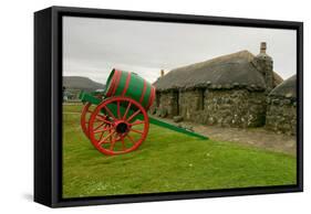 Museum of Island Life, Kilmuir, Isle of Skye, Highland, Scotland-Peter Thompson-Framed Stretched Canvas