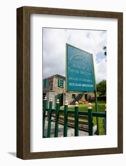 Museum of Nevis History, Charlestown, Nevis-Robert Harding-Framed Photographic Print