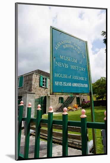 Museum of Nevis History, Charlestown, Nevis-Robert Harding-Mounted Photographic Print