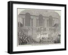 Museum of Practical Geology, Dr Lyon Playfair's Lecture-null-Framed Giclee Print