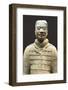 Museum of the Terracotta Warriors, Bust of a Cavalryman, Xian, Shaanxi Province, China, Asia-G & M Therin-Weise-Framed Photographic Print