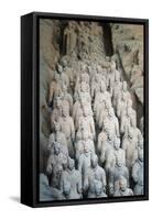 Museum of the Terracotta Warriors, Shaanxi Province, China-G & M Therin-Weise-Framed Stretched Canvas