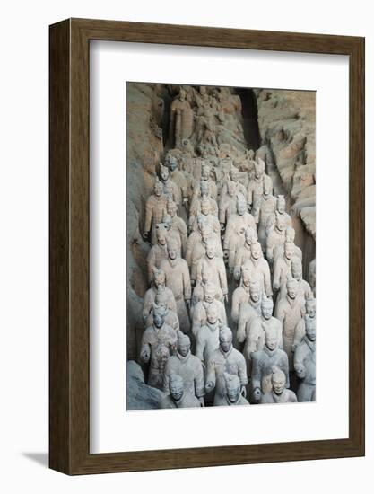 Museum of the Terracotta Warriors, Shaanxi Province, China-G & M Therin-Weise-Framed Photographic Print