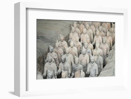 Museum of the Terracotta Warriors, Shaanxi Province, China-G & M Therin-Weise-Framed Photographic Print