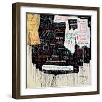 Museum Security (Broadway Meltdown), 1983-Jean-Michel Basquiat-Framed Giclee Print