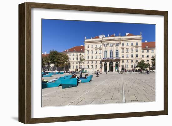 Museumsquartier, Vienna, Austria, Europe-Gerhard Wild-Framed Photographic Print