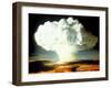 Mushrm. Cloud Rising White, Blotting Horizon, in "Op Ivy, Mike Shot" Atomic Bomb Test Blast-null-Framed Photographic Print