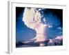 Mushrm. Cloud Rising White, Blotting Horizon, in "Op Ivy, Mike Shot" Atomic Bomb Test Blast-null-Framed Photographic Print