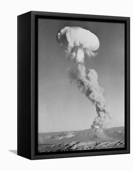 Mushroom Cloud Forming after Blast-null-Framed Stretched Canvas