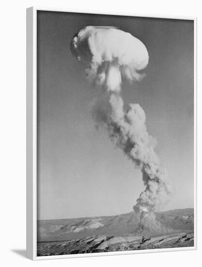 Mushroom Cloud Forming after Blast-null-Framed Photographic Print