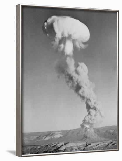 Mushroom Cloud Forming after Blast-null-Framed Photographic Print