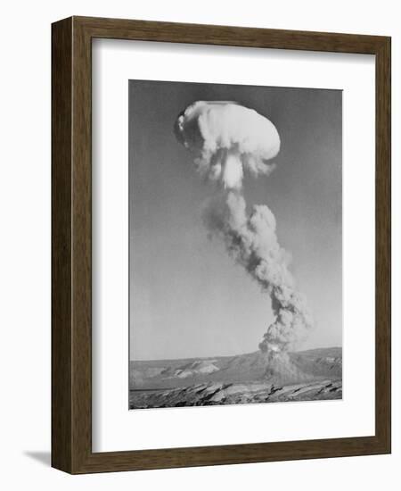 Mushroom Cloud Forming after Blast-null-Framed Photographic Print