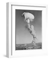 Mushroom Cloud Forming after Blast-null-Framed Photographic Print