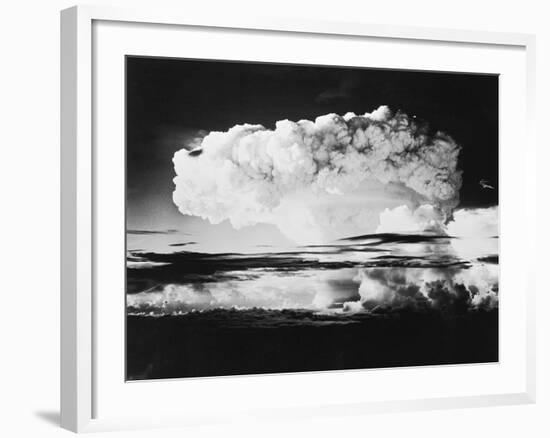 Mushroom Cloud from a Nuclear Test-null-Framed Photographic Print