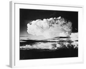 Mushroom Cloud from a Nuclear Test-null-Framed Photographic Print