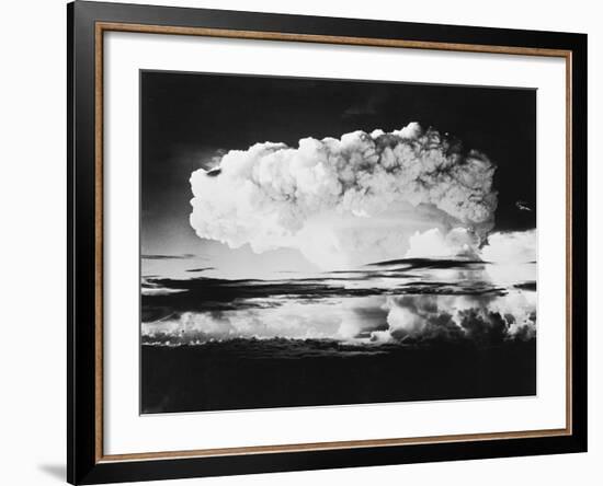 Mushroom Cloud from a Nuclear Test-null-Framed Photographic Print