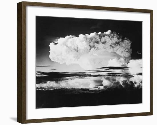 Mushroom Cloud from a Nuclear Test-null-Framed Photographic Print