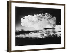 Mushroom Cloud from a Nuclear Test-null-Framed Photographic Print