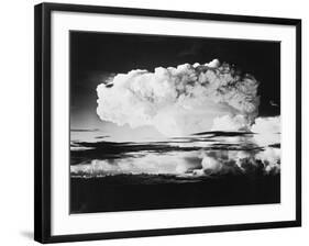 Mushroom Cloud from a Nuclear Test-null-Framed Photographic Print