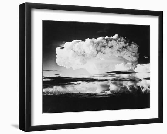 Mushroom Cloud from a Nuclear Test-null-Framed Photographic Print