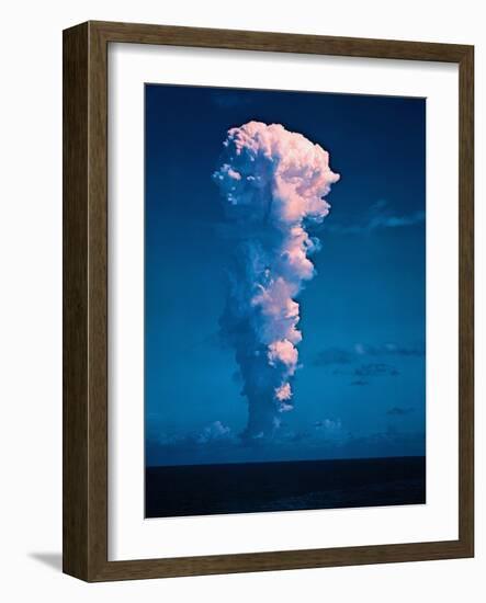 Mushroom Cloud from Atom Bomb Test-null-Framed Photographic Print