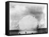 Mushroom Cloud from Baker Atomic Bomb Test-null-Framed Stretched Canvas