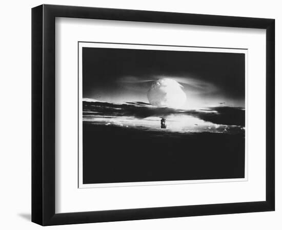 Mushroom Cloud from Hydrogen Bomb-null-Framed Photographic Print