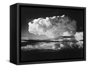 Mushroom Cloud from Nuclear Testing in the Marshall Islands-null-Framed Stretched Canvas