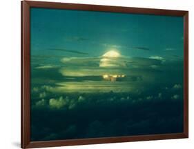 Mushroom Cloud from Nuclear Testing-null-Framed Photographic Print