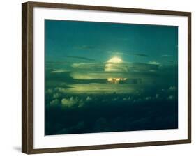 Mushroom Cloud from Nuclear Testing-null-Framed Photographic Print