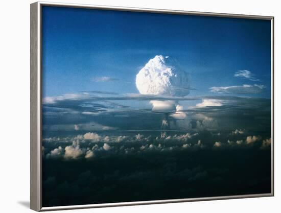 Mushroom Cloud from Nuclear Testing-null-Framed Photographic Print