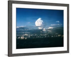 Mushroom Cloud from Nuclear Testing-null-Framed Photographic Print