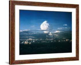 Mushroom Cloud from Nuclear Testing-null-Framed Photographic Print