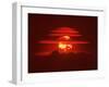 Mushroom Cloud from the World's First Hydrogen Fusion Blast-null-Framed Photographic Print