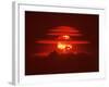 Mushroom Cloud from the World's First Hydrogen Fusion Blast-null-Framed Photographic Print