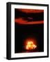 Mushroom Cloud of the Trinity Test, the First Manmade Nuclear Explosion-null-Framed Photo