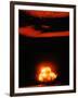 Mushroom Cloud of the Trinity Test, the First Manmade Nuclear Explosion-null-Framed Photo