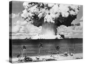 Mushroom Cloud over Bikini Atoll-null-Stretched Canvas