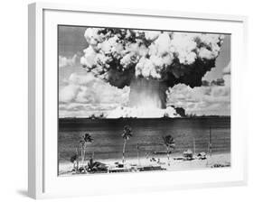 Mushroom Cloud over Bikini Atoll-null-Framed Photographic Print