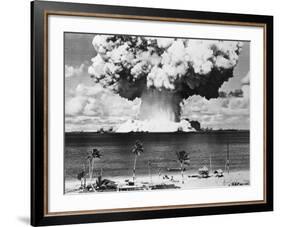 Mushroom Cloud over Bikini Atoll-null-Framed Photographic Print