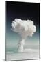 Mushroom Cloud Rising over Ocean-null-Mounted Photographic Print