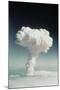 Mushroom Cloud Rising over Ocean-null-Mounted Photographic Print