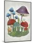 Mushroom Collection II-Chariklia Zarris-Mounted Art Print