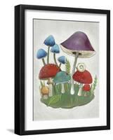 Mushroom Collection II-Chariklia Zarris-Framed Art Print