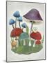 Mushroom Collection II-Chariklia Zarris-Mounted Art Print