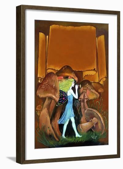 Mushroom Fairy-Judy Mastrangelo-Framed Giclee Print